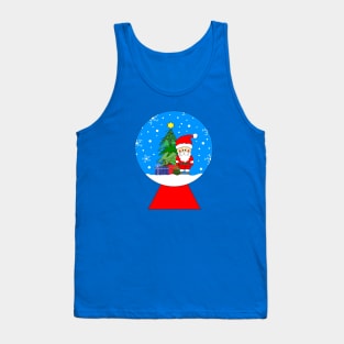 SANTA Snowglobe Tank Top